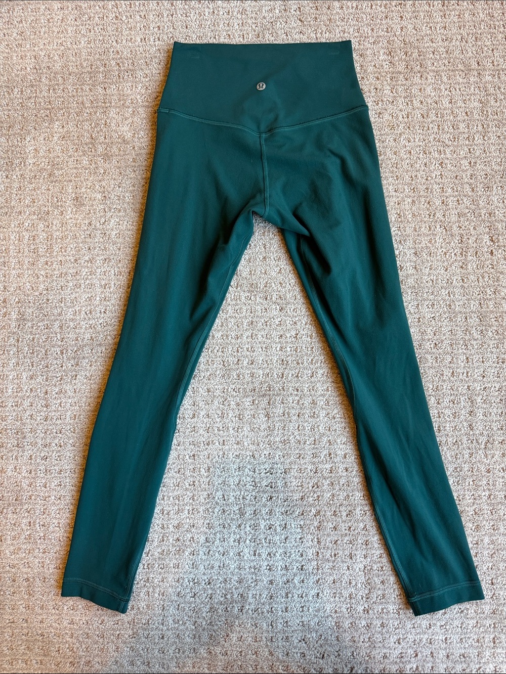 Lululemon Align High Rise Pant 25” Leggings Teal Blue Size 4 Nulu